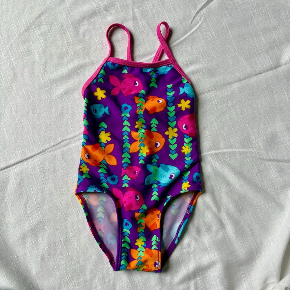 Vintage Y2K Jump N Splash Fish Bathing Suit - Size 24M